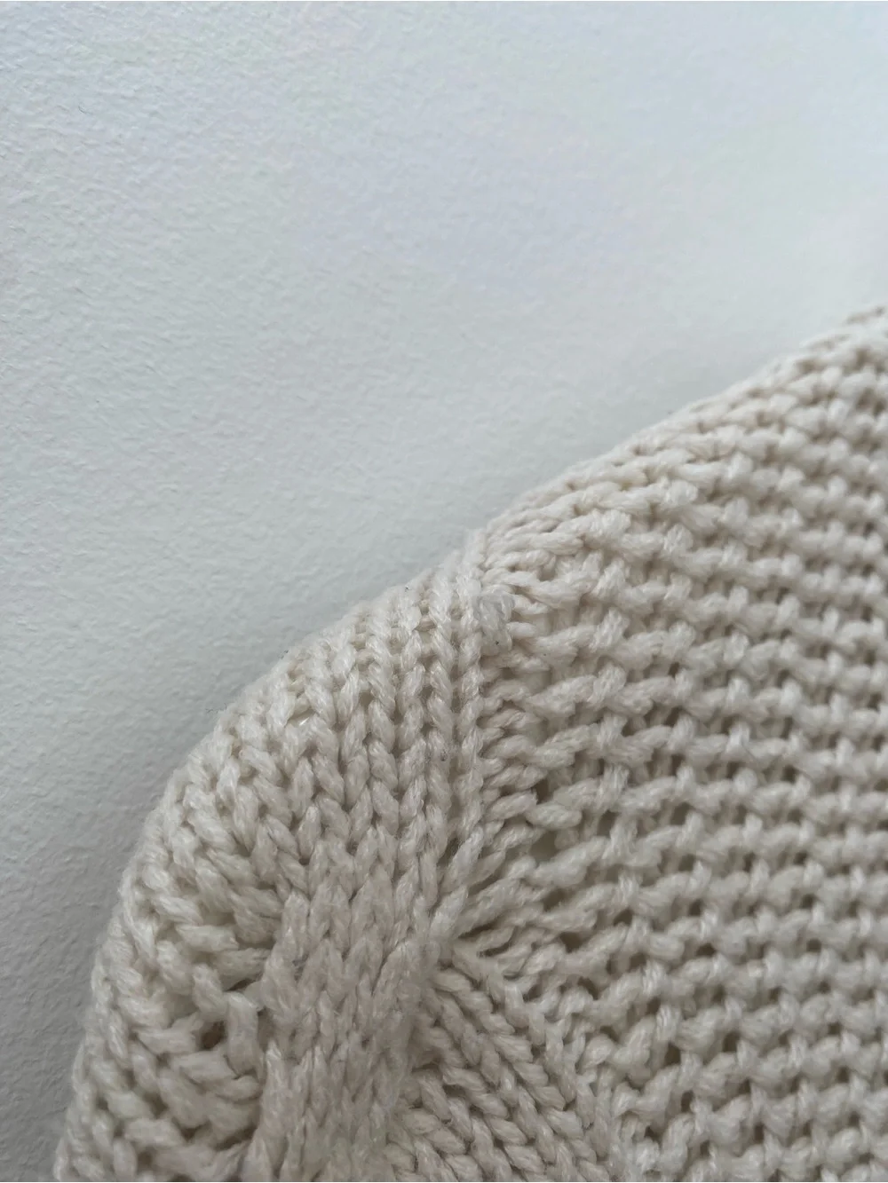 Vero Moda XS Cream Cable Knit Turtleneck - Picture 4 of 5